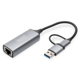 Digitus DN-3028 adattatore per inversione del genere dei cavi USB-C USB 3.1 RJ-45 Grigio (DN-3028)