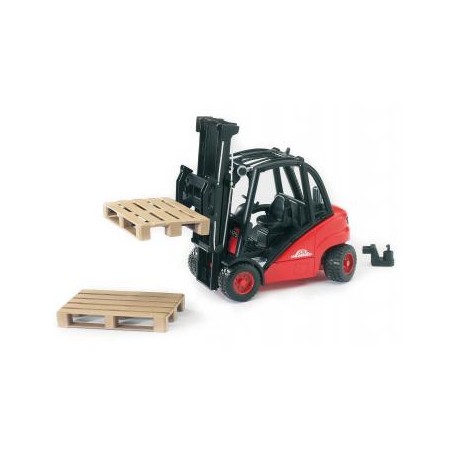 BRUDER Linde fork lift H30D with 2 pallets (2511) (02511)