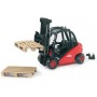 BRUDER Linde fork lift H30D with 2 pallets (2511) (02511)
