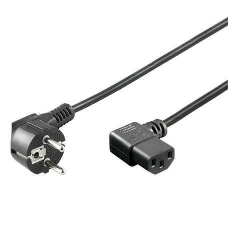 Goobay 96042 cavo di alimentazione Nero 1,5 m CEE7/7 Accoppiatore C13 (96042)