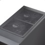 Staubfilter SST-FF145B (schwarz, fr 2x 140mm-Lfter)