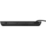 Brennenstuhl 1153590610 prolunghe e multiple 2 m 6 presa(e) AC Interno Nero, Argento
