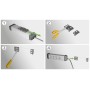 Brennenstuhl 1391010610 prolunghe e multiple 3 m 6 presa(e) AC Interno Nero, Argento