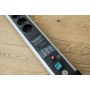 Brennenstuhl 1391010610 prolunghe e multiple 3 m 6 presa(e) AC Interno Nero, Argento