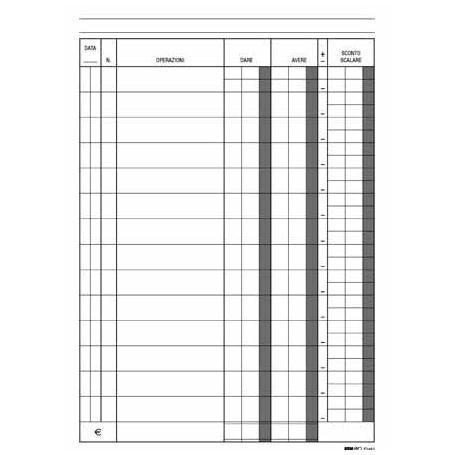 Edipro E2683 modulo e libro contabile 100 pagine (E2683)