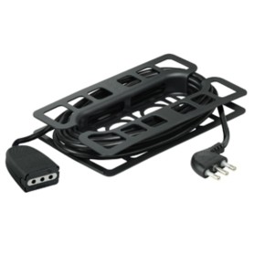 bticino 2537N prolunghe e multiple 5 m 1 presa(e) AC Nero (2537N)