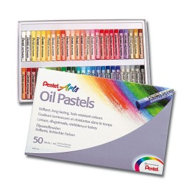 Pentel 0100526 pastello Pastello a olio Multicolore 50 pz (0100526)