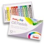 Pentel 0100524 pastello Pastello a olio Multicolore 12 pz (0100524)