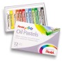 Pentel 0100524 pastello Pastello a olio Multicolore 12 pz (0100524)