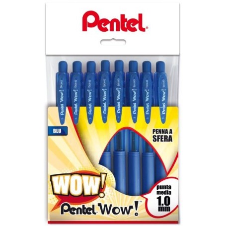Pentel WOW Blu 8 pz (0X13008)