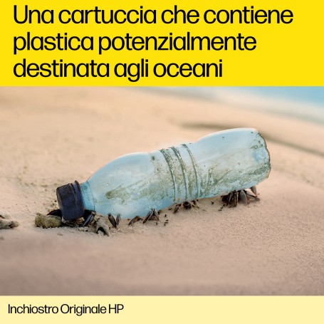 HP Cartuccia Inchiostro Giallo DesignJet 745, 130 ml (F9J96A)