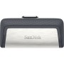 SanDisk Ultra Dual Drive USB Type-C unità flash USB 128 GB USB Type-A / USB Type-C 3.2 Gen 1 (3.1 Gen 1) Nero (SDDDC2-128G-G46)