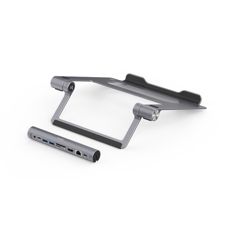 i-tec Metal Cooling Pad for notebooks (up-to 15.6”) with USB-C Docking Station (Power Delivery 100 W) (C31METALDOCKPADPD)