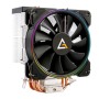 Antec A400 RGB Processore Refrigeratore 12 cm Nero, Rame, Metallico (0-761345-74007-4)