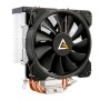 Antec A400 RGB Processore Refrigeratore 12 cm Nero, Rame, Metallico (0-761345-74007-4)