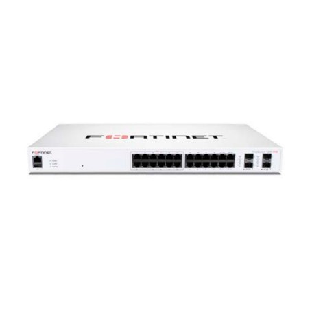 Fortinet FS-124F-FPOE switch di rete Supporto Power over Ethernet (PoE) 1U Bianco (FS-124F-FPOE)