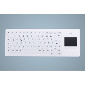 Active Key AK-C4400 tastiera RF Wireless Inglese UK Bianco (AK-C4400F-GFUS-W/UK)