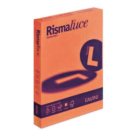 Favini Rismaluce carta inkjet A4 (210x297 mm) 50 fogli Arancione (A69E544)