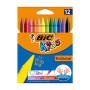 BIC KIDS Plastidecor Nero, Blu, Marrone, Oro, Verde, Azzurro, Verde chiaro, Arancione, Rosa, Rosso, Viola, Giallo 12 pz (945764)