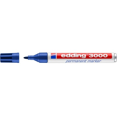 Edding 3000 marcatore permanente Tipo di punta Blu (E3000-003)