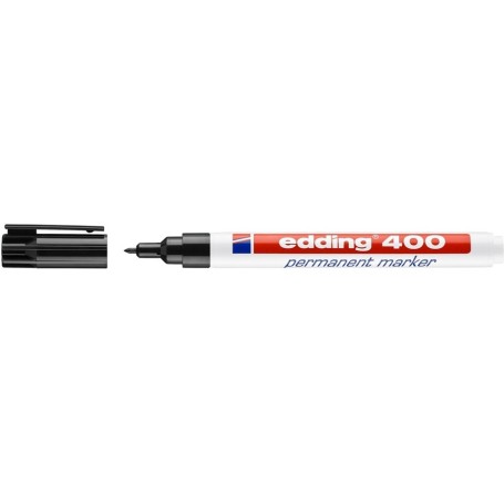 Edding 400 marcatore permanente Punta sottile Nero (4-400 001)