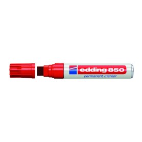 Edding 4-850 002 marcatore permanente Punta smussata Rosso 5 pz (4-850 002)