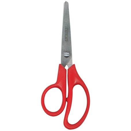 ARDA FA1206 forbici da cancelleria Universale Taglio dritto Rosso, Acciaio inossidabile (FA1206)