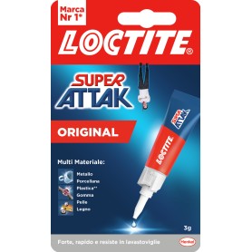 Loctite Supper Attak, Original Liquido Adesivo per contatto 3 g (2048080)