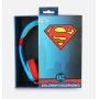 OTL Technologies DC Comics Superman Man of Steel Cuffie Cablato A Padiglione MUSICA Blu, Rosso, Giallo (DC0262)
