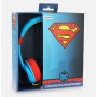 OTL Technologies DC Comics Superman Man of Steel Cuffie Cablato A Padiglione MUSICA Blu, Rosso, Giallo (DC0262)