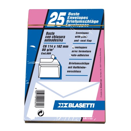 Blasetti Buste Strip 80 114 x 162 mm Pack 25 (609)
