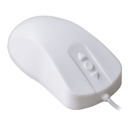 CHERRY AK-PMH12 mouse Medico Ambidestro USB tipo A Ottico 1000 DPI (AK-PMH12OB-US-W)