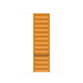 Apple 40mm California Poppy Leather Link - S/M Band Arancione Pelle (MY9D2ZM/A)