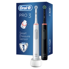 Oral-B Pro 3 3900 Adulto Spazzolino rotante Nero, Bianco (80332425)