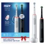 Oral-B Pro 3 3900 Adulto Spazzolino rotante Nero, Bianco (80332425)