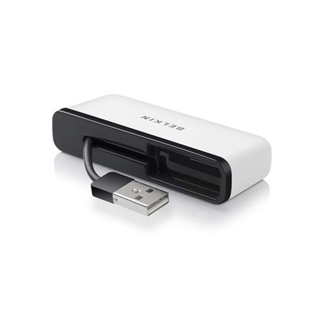 Belkin F4U021BT hub di interfaccia 480 Mbit/s Nero, Bianco