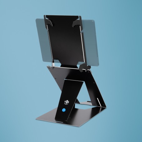R-Go Tools R-Go Riser Duo, supporto tablet e portatile, regolabile, nero (RGORIDUOBL)