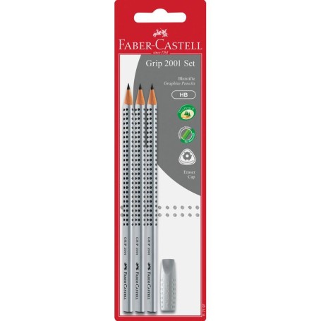 Faber-Castell Grip 2001 Set HB 4 pz (117197)