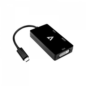 V7 V7UC-VGADVIHDMI-BLK adattatore grafico USB 3840 x 2160 Pixel Nero V7 V7UC-VGADVIHDMI-BLK adattatore grafico USB 3840 x 2160 Pixel Nero