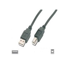 IGLOO USB 2.0, USB A M - USB B M, NERO, 5M (MB-74)