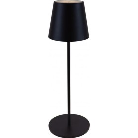LAMPADA DA TAVOLO SENZA FILI RICARICABILE BLACK (120451 BK)