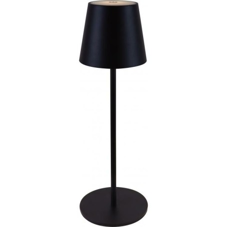 LAMPADA DA TAVOLO SENZA FILI RICARICABILE BLACK (120451 BK)