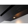 Cappa aspirante Novy Vision Headroom 7856 , ricircolo, nera con vetro nero, 75 cm