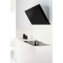 Cappa aspirante Novy Vision Headroom 7836 , ricircolo, nera con vetro nero, 90 cm