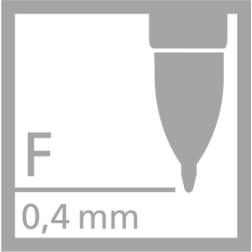 STABILO 268/040-01 ricaricatore di penna Fine Rosso 1 pz (268/040-01)