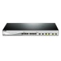 D-Link DXS-1210-12TC/E switch di rete Gestito L2 10G Ethernet (100/1000/10000) 1U Nero, Argento (DXS-1210-12TC/E)