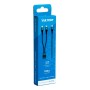 VULTECH CAVO SMARTPHONE TYPE-C A 2 TYPE-C E LIGHTNING, 1,2m, 5.0A 100W, NYLON, BLU (CS-NCCL12BL)