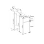 Frigorifero-congelatore da incasso Exquisit EKGC265-40-040E , altezza nicchia 144,5 cm, 205 l