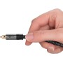 Plus Toslink-Kabel (schwarz/silber, 2 Meter) (65305)