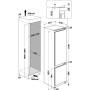 Bauknecht BKGIS 20F22 Combinazione frigorifero-congelatore da incasso XL, cerniera piatta, nicchia 194 cm